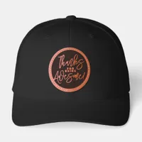 Thanks for Being Awesome! World Compliment Day Leather Patch Hat