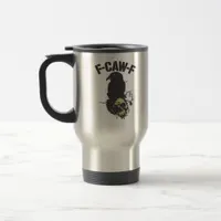 Funny F-Caw-F Crow Vintage Humor Essential Creativ Travel Mug