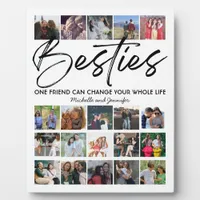 Best Friends | Besties Photo Collage  Plaque