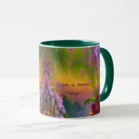 Fantasy landscape, tropic and dreamy    mug