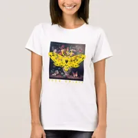 Free Spirit Moth and Flower Vase T-Shirt