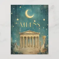 Athens Greece Travel Postcard