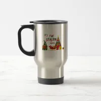Its The Season Again Christmas Gnome Travel Mug