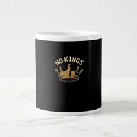 No Kings Minimal Clean Giant Coffee Mug