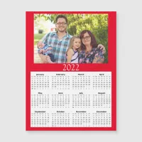2022 Customized Photo Calendar Mini Magnet
