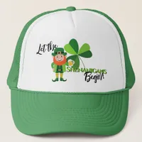 Shenanigans Leprechaun  Shamrock St Patrick’s Day Trucker Hat