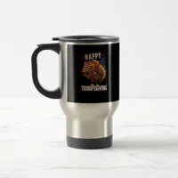 Happy Trumpsgiving Funny Thanksgiving Turkey Trump Travel Mug