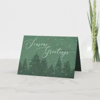 Elegant Corporate Business Winter Holiday Green