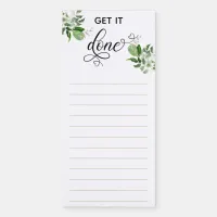 *~* Boho Hearts Words GET IT DONE Magnetic Notepad