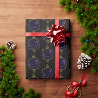 Goth Purple Rose  Wrapping Paper