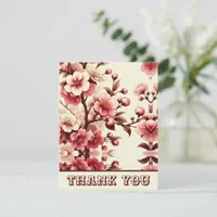 Cherry Blossom Thank You Card