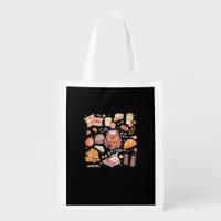 Tis The Season Pumpkin Autumn Fall Yall Leaves Tha Grocery Bag