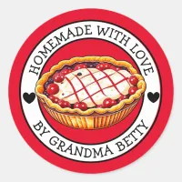 Made with Love, Handmade Pie Labels