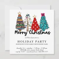 *~* PHOTO Leopard Fun AP20  Christmas  Party   Invitation