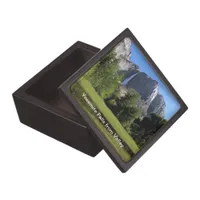 Yosemite Falls from Valley in California Jewelry Box