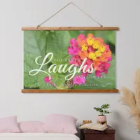 Emerson Beautiful Floral Quote Hanging Tapestry