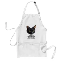 Politics Cat No Rats Will Be In Office Adult Apron