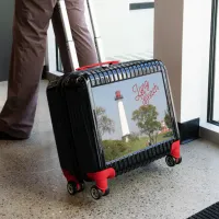 Guiding Lights: Long Beach Lighthouse Serenity Luggage