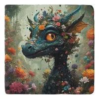 Baby Dragon Fantasy Trivet