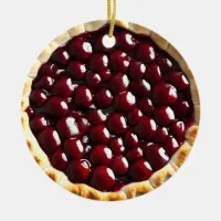 Hope your Christmas is Pie-fect | Funny Food Pun Ceramic Ornament