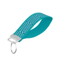 Keychain (Wrst) - Blocks in Shades of Aqua