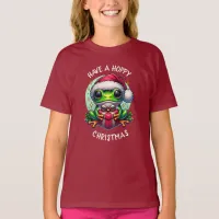 Have a Hoppy Christmas | Frog Pun T-Shirt