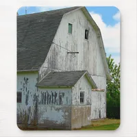 Old Barn With Oil Paint Effect Mouse Pad
