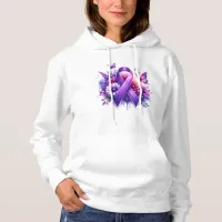 Fibromyalgia Awareness Ribbon Hoodie