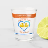 Cruising and Ducks Make Me Happy-Customized Shot Glass