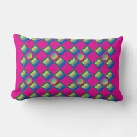 Vibrant Lumbar Bliss Pillow – Unique Multi-Colored