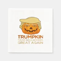 Trumpkin Halloween Funny Classic Napkins