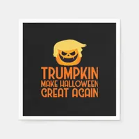 Halloween Trumpkin Make Halloween Great Again Napkins
