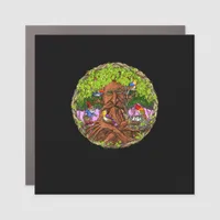 Forest Gnomes Cottagecore Goblincore Fairycore Car Magnet