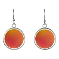 Orange to Red Autumn Blend Colors Earrings