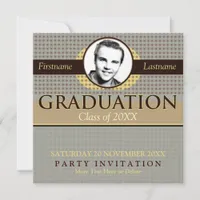 Success Classic Graduation w/ Photo Invitation