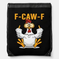 F-Caw-F Chicken Classic Funny Trendy Drawstring Bag