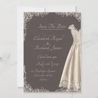 A Day to Remember Wedding Dress Invitation