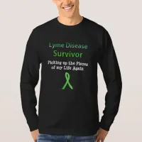 Lyme Disease Survivor Black Tshirt