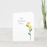 Cancer Battle Get Well Greeting Card