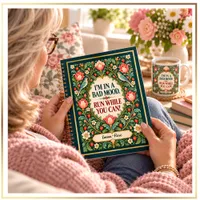 VINTAGE BOTANICAL FUNNY GRUMPY SARCASTIC QUOTE PLANNER