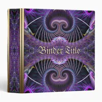 Purple Mushroom Tree Fantasy Album Binder