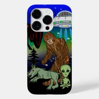 Cryptid, UFO,  Big Foot, Chupacabra, Alien Mothman Case-Mate iPhone 14 Pro Case