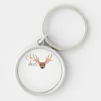 Oh Deer Artistic Style  Keychain