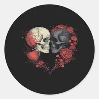 Till Death Do Us Part – Spooky Love Story Classic Round Sticker