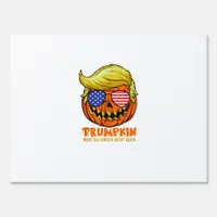 Trumpkin Usa Make Halloween Great Again Funny Sign