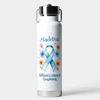 Addison's Disease Awareness | Blue Ribbon Water Bottle