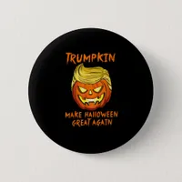 Trumpkin Make Halloween Great Again Jack O Lantern Button