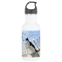 Yeah You Got This Cute Cat Inspirational Slogan Water Bottle