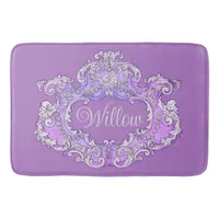 Romantic,Feminine,Personalized Bath Mat