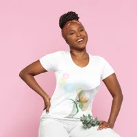 Dreamy Pastel Butterfly Abstract T-Shirt 